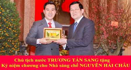 Và đặc biệt hơn nữa là được Chủ tịch nước Trương Tấn Sang trao tặng bằng khen.