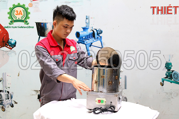 Máy bóc vỏ tỏi siêu nhanh 3A năng suất 20Kg/h