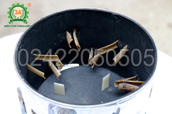 Cấu tạo bên trong máy bóc vỏ tỏi 3A