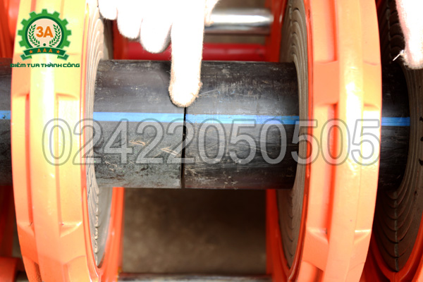 Hàn 2 ống nhựa bằng Máy hàn ống nhựa 3A HTX250