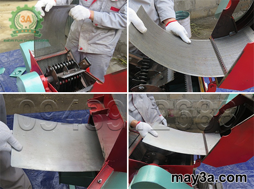 Mặt sàng và tấm chắn của Máy băm nghiền ngô, vỏ dừa, rơm, bã mía 3A3Kw
