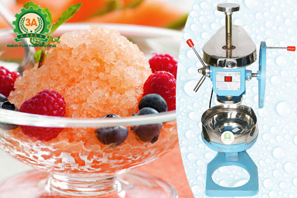 Máy bào đá tuyết 3A giúp bạn bào đá nhuyễn mịn