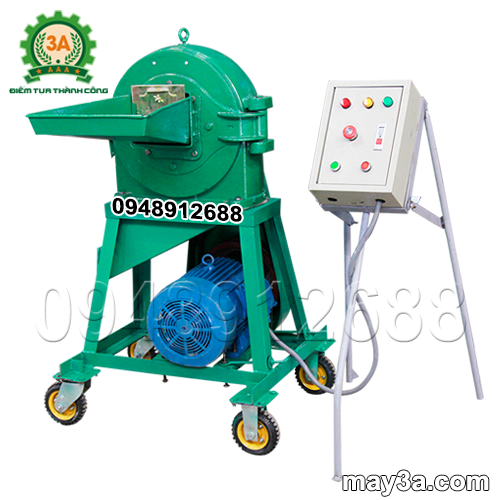 Hình ảnh Máy nghiền cám, mùn cưa 3A7,5Kw không vòi hút