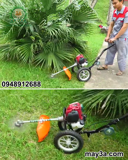 Máy cắt cỏ bánh xe 3A (loại 1 tay cầm)