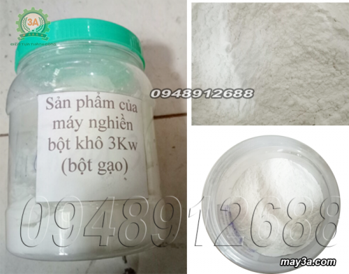 Sản phẩm Máy nghiền bột khô 3Kw