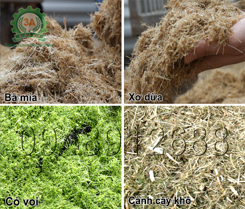 Sản phẩm sau khi băm bằng Máy băm phế phẩm nông nghiệp 3A11Kw