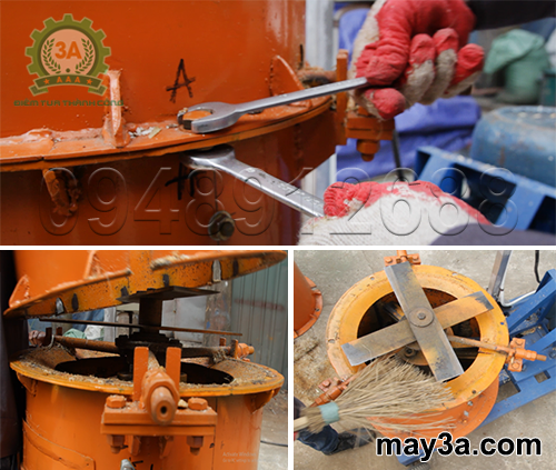 Vệ sinh Máy băm phế phẩm nông nghiệp 3A11Kw