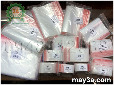 Cách làm bột trùn quế - Túi nilon zip đựng sản phẩm bột trùn