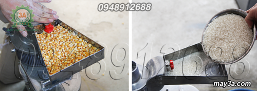Một số nguyên liệu đầu vào dùng cho Máy xay bột khô 3A LM2.2Kw