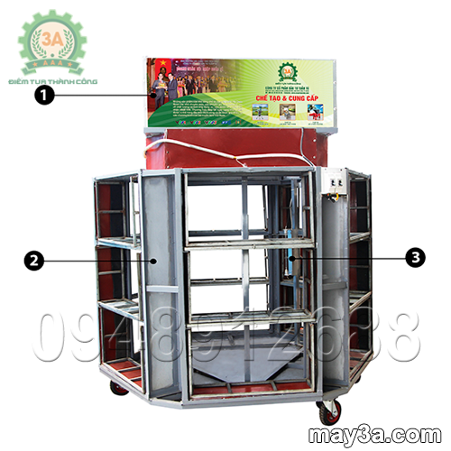 Cấu tạo của Máy sấy hương nhang 3A