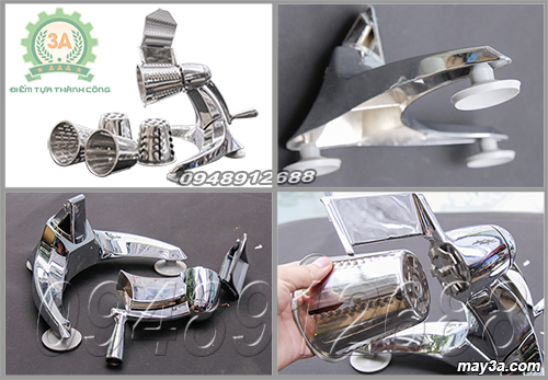 Dụng cụ cắt rau củ quả đa năng 3A dễ lắp ráp và tháo rời các chi tiết trong quá trình sử dụng