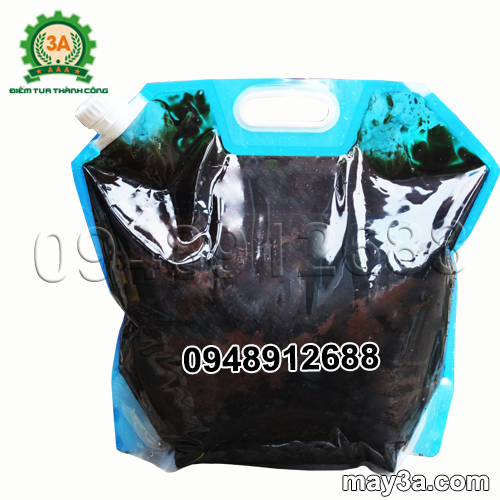 Rỉ mật đường dùng để ủ chua thân, lá lạc dại làm thức ăn cho gia súc