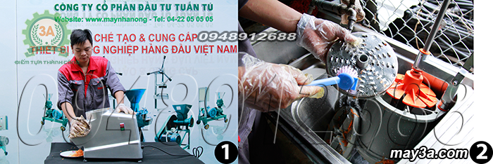 Vệ sinh Máy thái củ quả đa năng 3A600W