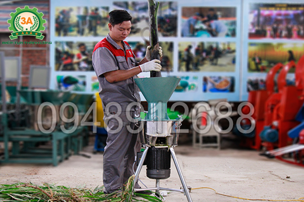 Máy băm nghiền đa năng 3A2,2Kw sở hữu thiết kế đơn giản