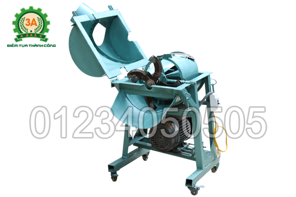 Kết cấu bên trong của máy băm cây chuối dạng hạt 3A1,5Kw
