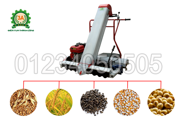 Máy hút thóc đóng bao 3A thu được đa dạng các loại hạt