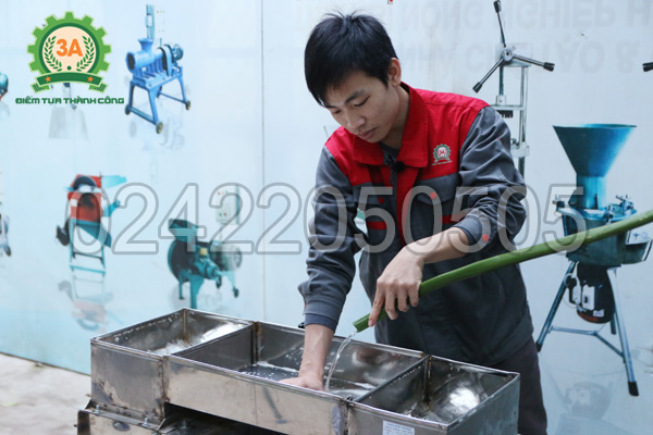 Máy thái cá 2 đầu cắt 3A4Kw vệ sinh rất dễ dàng