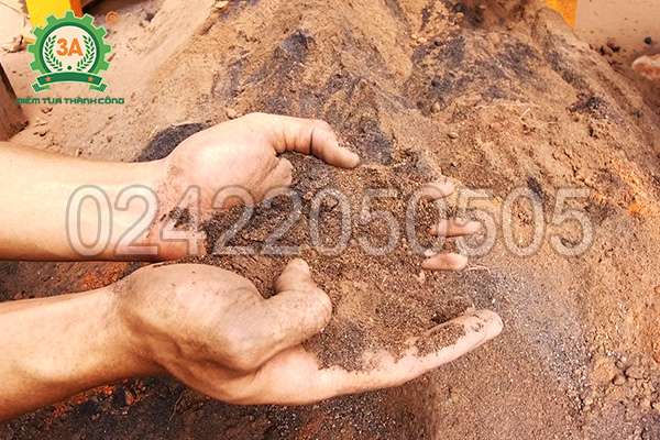 Sản phẩm đầu ra của máy nghiền đá thành cát 3A37Kw