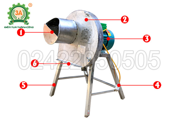 Máy băm chuối, nghiền ngô 3A1,5Kw (19)