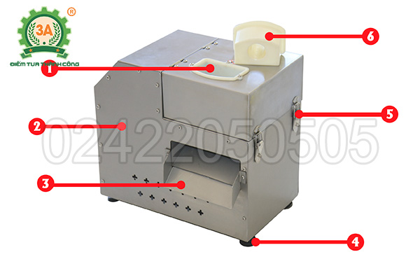 Máy cắt rau củ hạt lựu 3A550W (10)