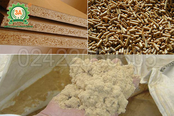 Dăm gỗ được dùng để sản xuất ván gỗ ép, bột giấy hay viên nén gỗ