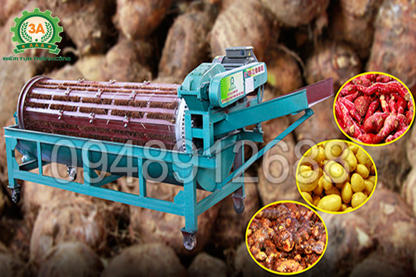 Sản phẩm máy rửa củ nông sản 3A XD500