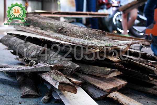 Nguyên liệu của Máy băm nghiền cây gỗ 3A15Kw