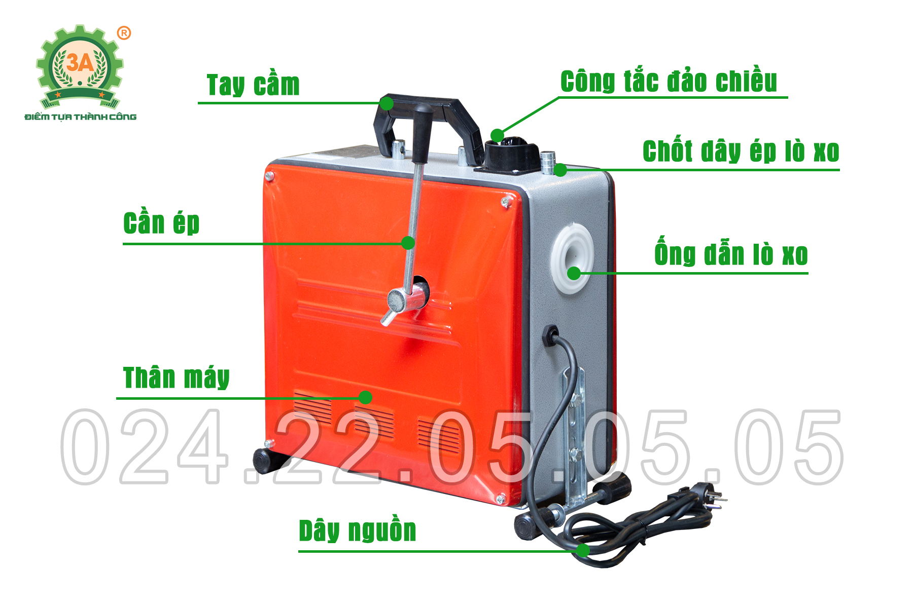 Cấu tạo máy thông cống gq150