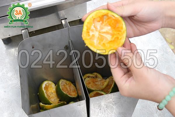 Thùng đựng vỏ và hạt của máy vắt nước cam 3A