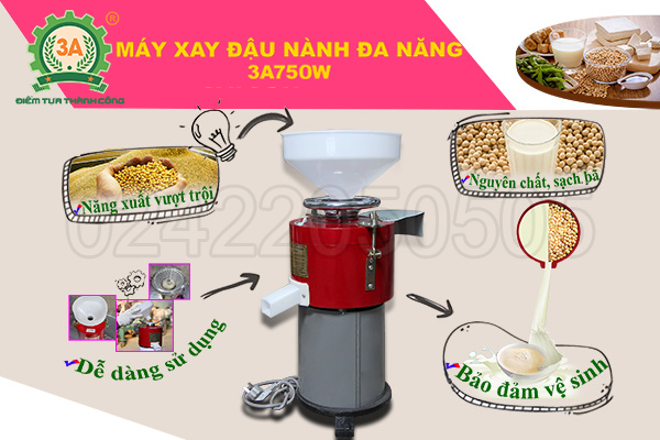 Máy làm sữa đậu nành đa năng 3A750W