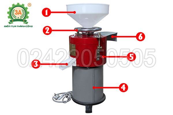 Cấu tạo của Máy làm sữa đậu nành đa năng 3A750W