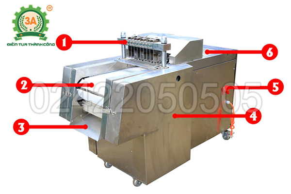 Máy thái thịt công nghiệp 3A4Kw (13)