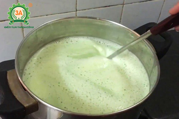 Cách làm sữa đậu xanh nước cốt dừa (02)