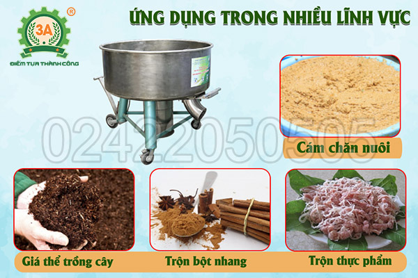 Máy trộn bột đa năng 3A3,5Kw (10)