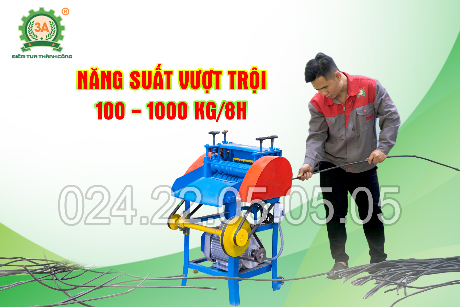 Năng suất vượt trội của máy 3A