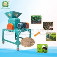 Máy nghiền đất đánh toi phân 2 tầng 3a