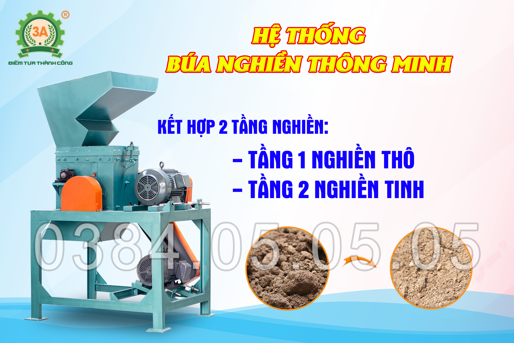 hệ thống búa nghiền thông minh