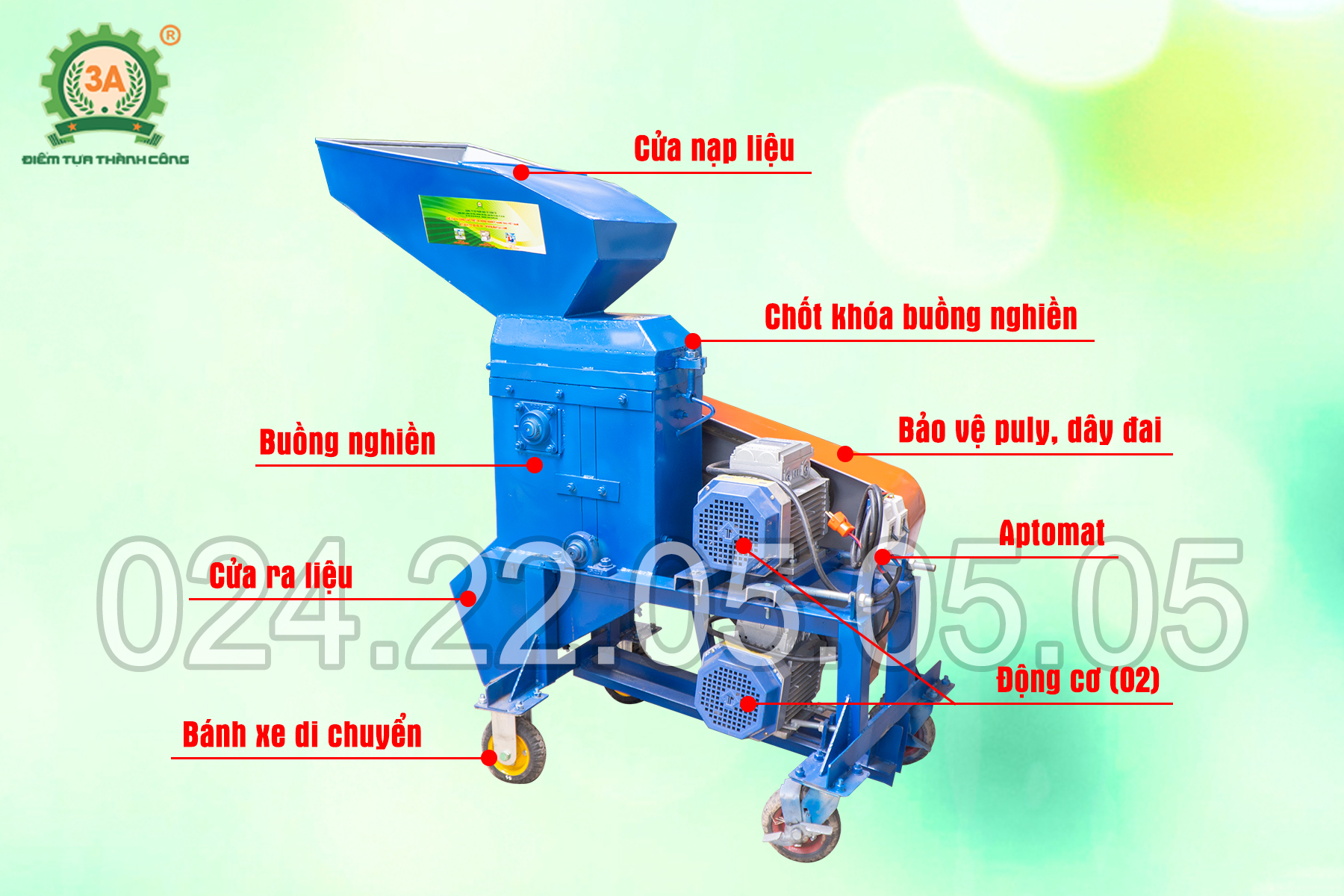 Cấu tạo của máy