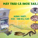 [Review] Máy thái cá inox 3A: Giải pháp tối ưu cho người nuôi trồng thủy sản