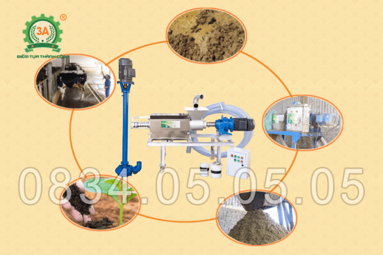 máy ép phân tách nước phiên bản mới