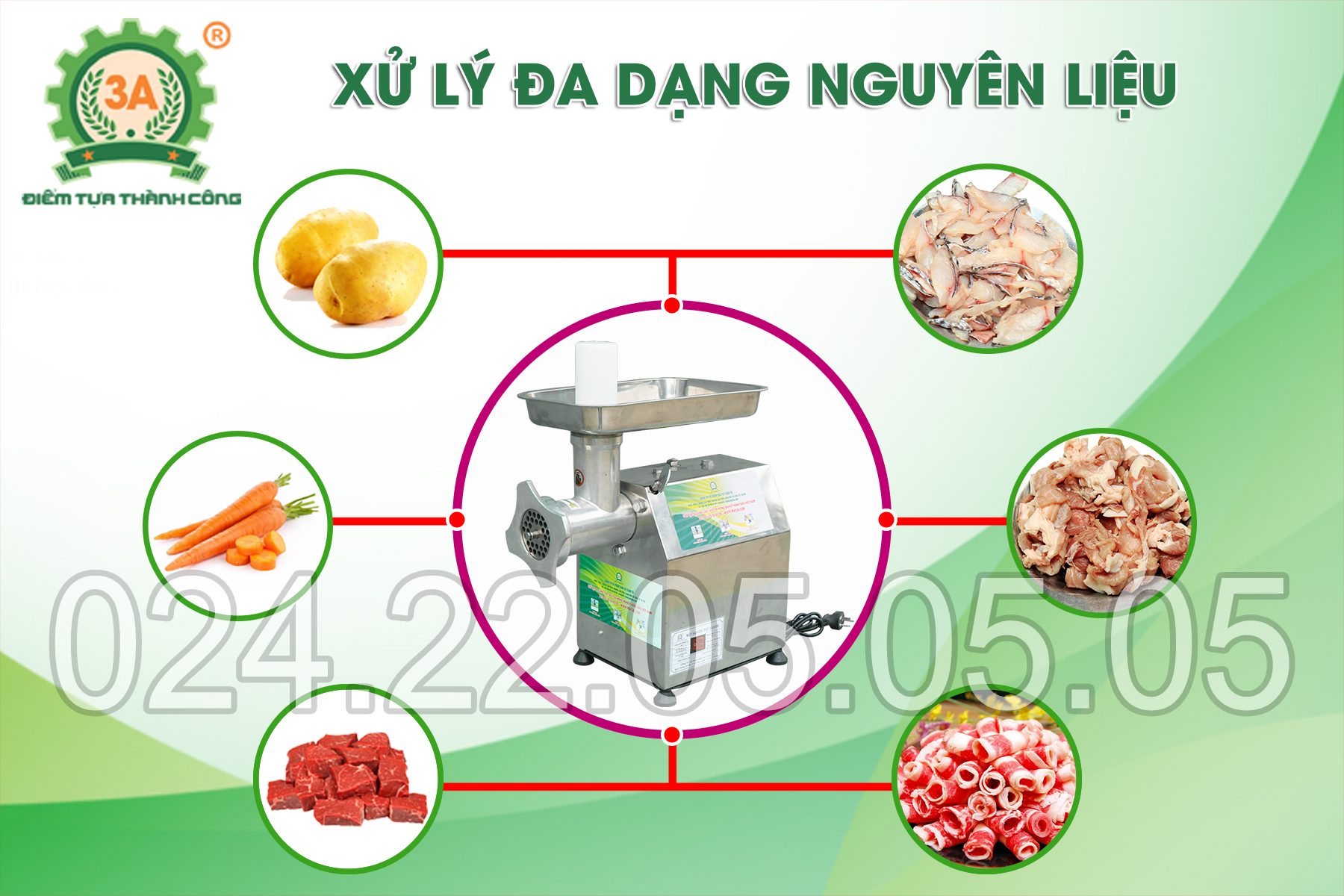 Nghiền đa dạng các loại nguyên liệu