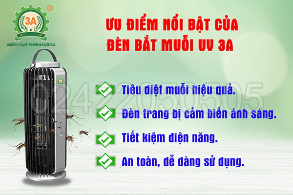 Đèn bắt muỗi UV3A