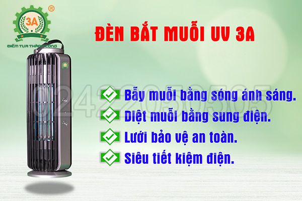 Đèn bắt muỗi UV3A