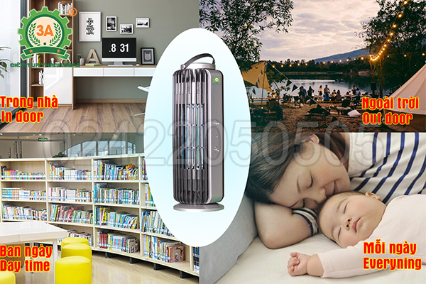 Đèn bắt muỗi UV3A bảo vệ sức khỏe cho gia đình bạn