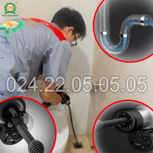 Máy thông tắc cống gia đình 3A12V
