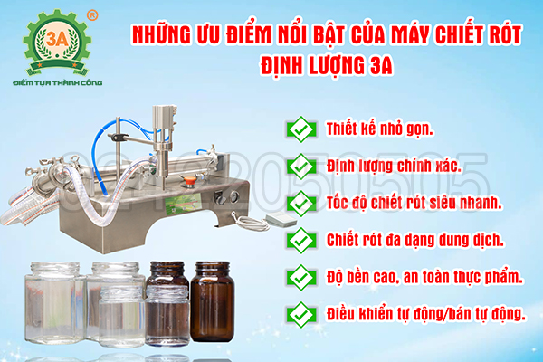 Máy chiết rót dóng chai