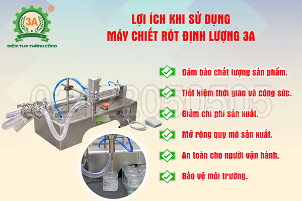 Máy chiết rót định lượng 3A