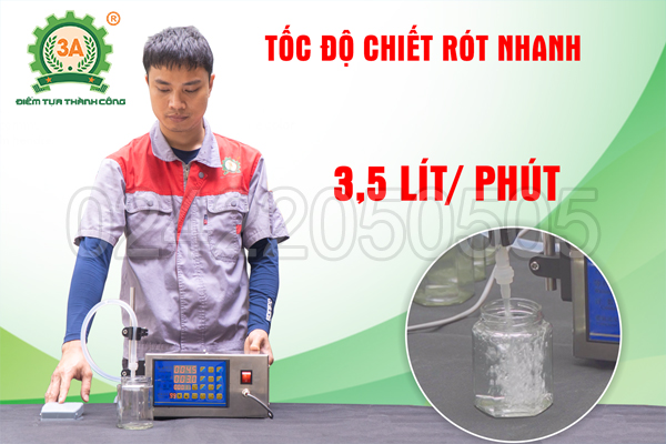Máy chiết rót mỹ phẩm, nước hoa 3A