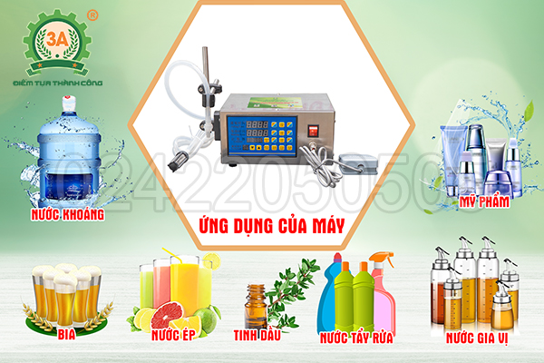 Máy chiết rót mỹ phẩm, nước hoa 3A