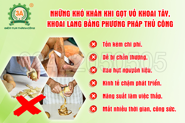 máy gọt vỏ khoai tây
